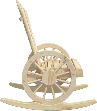 vidaXL Rocking chair Adirondack solid spruce wood, garden chair, garden rocking chair, patio chair, garden chair adirondack, garden chair, lounge chair garden