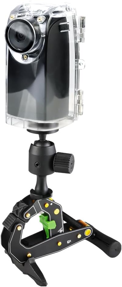 Brinno Time Lapse Camera BCC300-C Bundel, Timelapse Camera Outdoor Constructie, HDR FHD1080P Timelapse Camera met Muurbevestiging, LCD-scherm, Verlengde Batterijduur, Waterdichte Case en Clampod