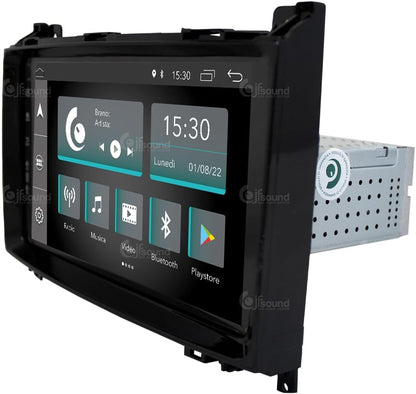 Specifieke autoradio voor Mercedes A/B-Klasse Android GPS Bluetooth WiFi USB DAB+ Touchscreen 9" 4core Carplay AndroidAuto