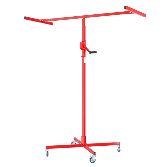 Wiltec platenlift voor gipsplaten max. 50 kg montagehulp platenheffer voor droogbouw platen met 190-330 cm hoogte, panelenlift voor renovatie en bouw