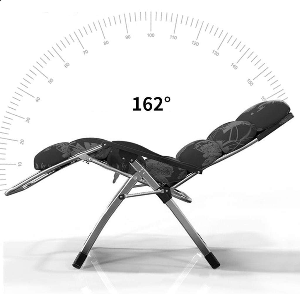 Folding Chair Outdoor Folding Chairs Tilt Chair Patio Recliner Portable Recliner Zero Gravity Chair Garden Patio Loungers Support 200kg Recliner (Color : Yellow) - QUORE