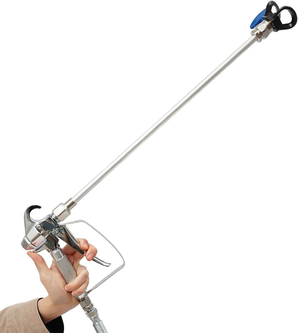 High Pressure Airless Verfspuit – Verfspuitmachine – Spuitapparaat – Verfspuit – Airless Schildermachine – 1200 W Motor – 3000 PSI Druk – Inclusief 15m Slang & Verlengsteel