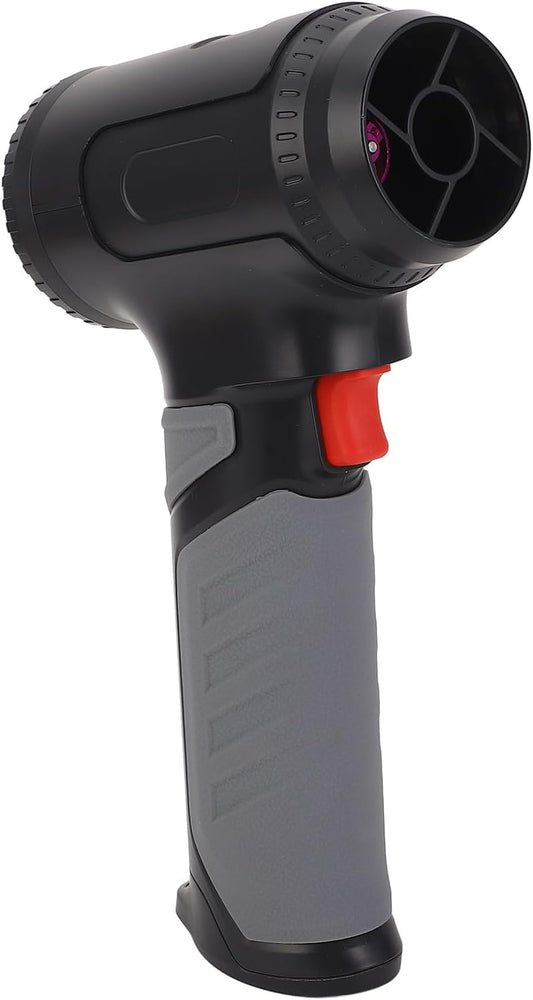 Jet Blower, Elektrische Luchtstofdoek, 40000RPM Windsnelheid Oplaadbare Draadloze Bladblazer met 6000MAH Batterij voor Computer, Auto, Buitenshuis, Ideaal voor Sneeuwverwijdering