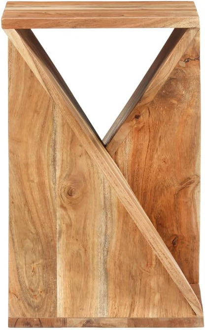 vidaXL Side table 35x35x55 cm solid acacia wood
