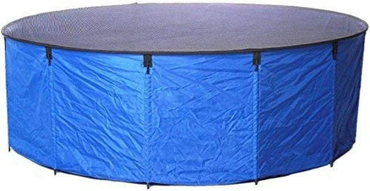 Aquaforte Flexibele vouwbak "Koi bowl", Ø 180 x H 60 cm (± 1500 liter), incl. afdeknet en praktische draagtas, blauw