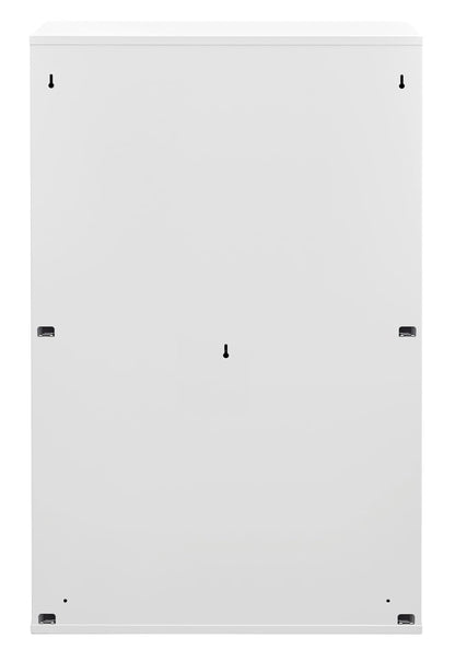 Afvalcontainer – Recyclingbak – Vuilnisemmer – Afvalscheidingsbak – Wit 4x17 L (68 L) – Stalen Behuizing – Uittrekbare Lades