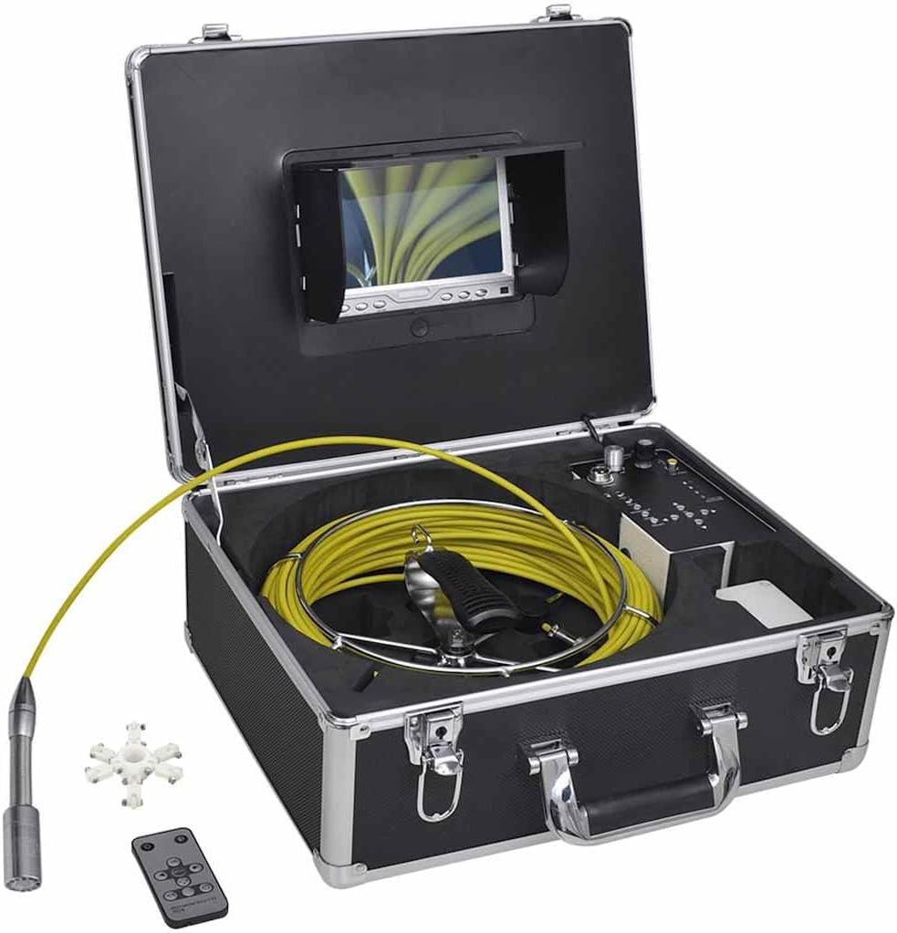 Inspectiecamera – Rioolcamera – Endoscoop – Pijpencamera – Buizenscanner – Waterdichte Camera – 30 Meter Glasvezelkabel – DVR Opnamefunctie