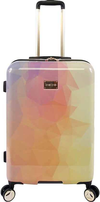 BEBE Women's Emma 3 Pc Spinner Suitcase Set, Gradient Poly, Telescoping Handles One Size
