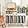 Record Player Stand, Large Record Player Table Cabinet with Open Vinyl Storage and Display Shelf Holds up to 350 Albums, Mid Century Wood Turntable for Living Room, Bedroom, (White)