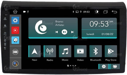 Autoradio Fiat Bravo 2007-2014 – Multimedia Speler – Inbouw Radio – Navigatiesysteem – Touchscreen Autoradio – 9 Inch Scherm – 8-Core Processor – Bluetooth & Apple CarPlay