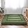 MAXYOYO Japanse futon vloermatras, dikkere tatami-mat, slaapmat, opvouwbare oprolbare slaapzaal ligstoel, kussen bed (groen, tweepersoons)