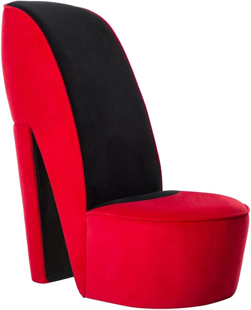 vidaXL Chopping Chair Velvet Red Lounge Chair Rest Chair Armchair TV Chair