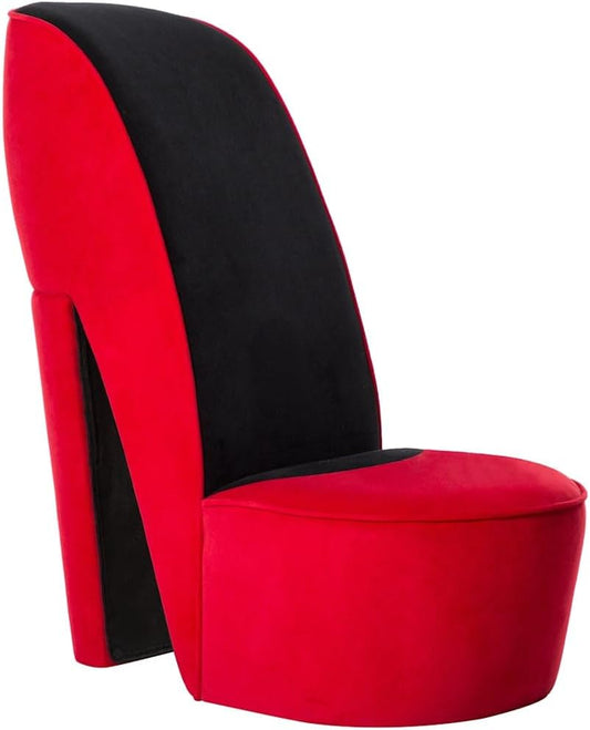 vidaXL Chopping Chair Velvet Red Lounge Chair Rest Chair Armchair TV Chair