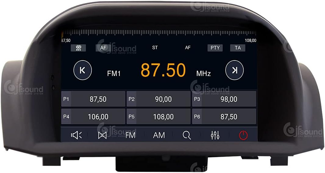Autoradio Ford Fiesta – Inbouwradio – Navigatiesysteem – Multimedia Speler – Auto Stereo – 7 Inch Touchscreen – 8-Core Processor – Apple CarPlay & Android Auto