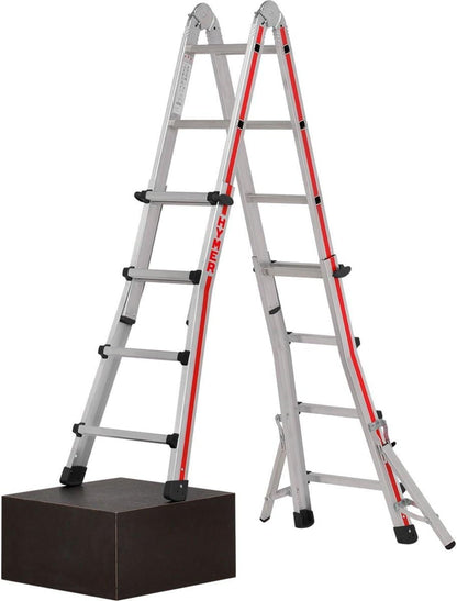 Hymer Telescopische ladder, aantal sporten 4 x 4