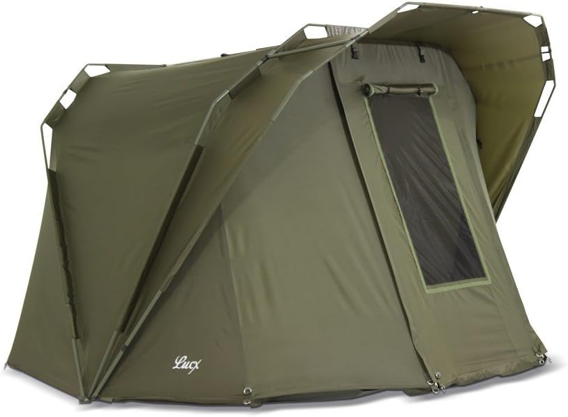 Lucx® Coon Karpertent voor 2 personen, vistent bivvy tent voor 1 tot 2 personen, Carp Dome, 10.000 mm