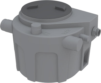 Hefstation voor grijswater en regenwater – Opvoerstation – Pompstation – Afvoerstation – Ingraafbare pompinstallatie – 4 ingangen – Automatische vlotter