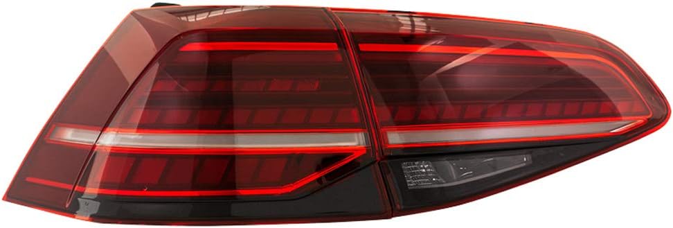 Set LED Achterlichten passend voor Volkswagen Golf VII 2012-2017 & Facelift (7.5) 2017- excl. Variant - Rood/Rookgrijs - incl. Dynamic Running Light