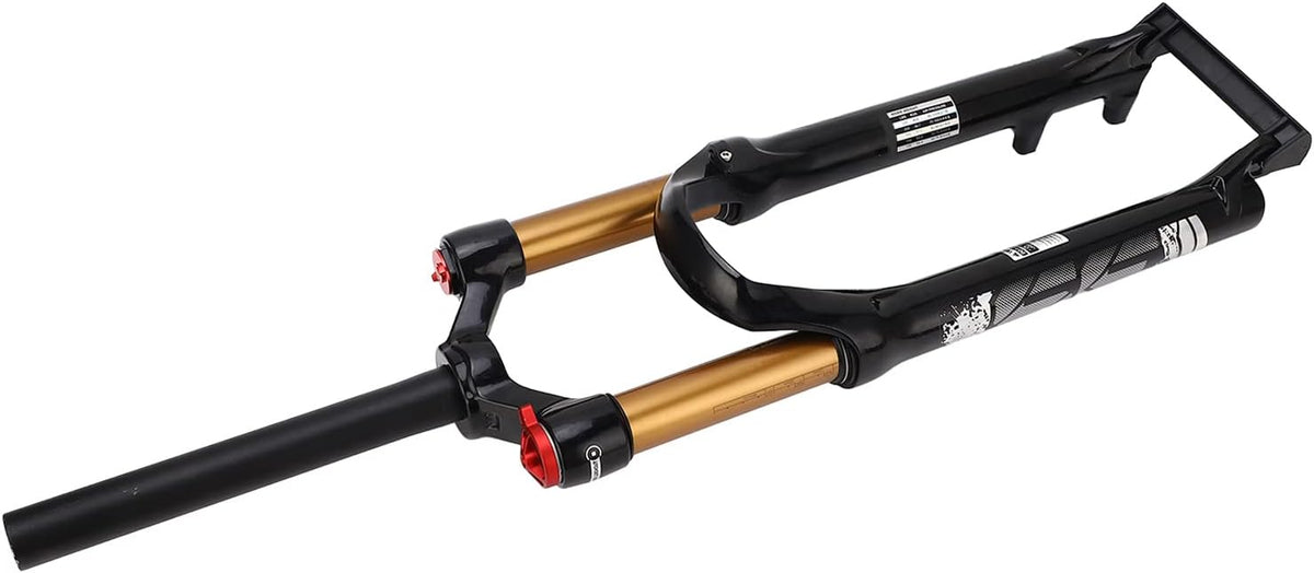 Mountain Bike Front Vork 120 Mm Slag Mg Aluminium Legering Fietsophanging Luchtvork Rechte Stuurman Handmatige Lockout 26inch Hoge sterkte: Gemaakte Mountainbike Front Vork26inch Fiets