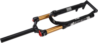 Mountain Bike Front Vork 120 Mm Slag Mg Aluminium Legering Fietsophanging Luchtvork Rechte Stuurman Handmatige Lockout 26inch Hoge sterkte: Gemaakte Mountainbike Front Vork26inch Fiets