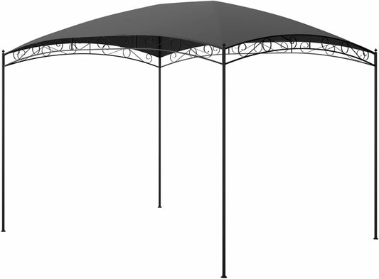 Tuinpaviljoen – Tuinkamer – Pergola – Tuinoverkapping – Buiten Tent – Antraciet – 3x4x2,65 m – Stalen Frame & Waterafstotend Polyester Dak