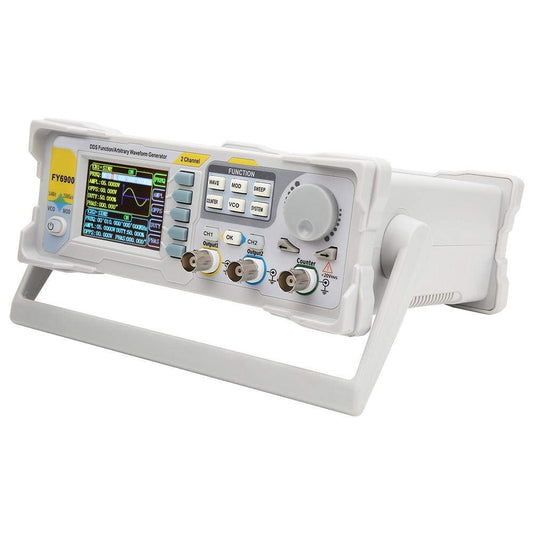 Digitale signaalgenerator, FY6900 sinus 0-30 MHz 2,4 inch TFT-scherm DDS-functie Golfvormpulsbrongeneratoren Frequentiemeter 250 MSa/s VCO-burst AM/PM/FM/ASK/FSK/PSK-modulatie (EU)