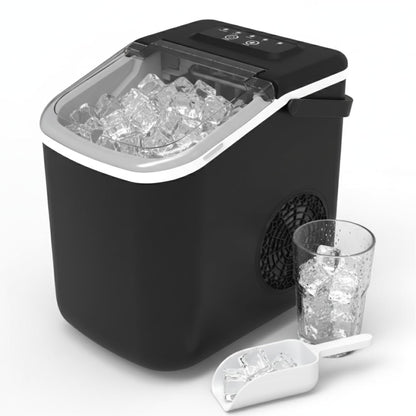 ICE Cube Maker IJsblokjesmachine, 9 ijsblokjes in 6 minuten, twee maten, 10 kg in 24 uur, ijsblokjesmachine voor thuisgebruik
