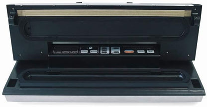 Maxxo VM Master Professionele vacuümmachine, 25 l/min, 350 W, automatisch, geschikt voor levensmiddelen, dubbel lassen van roestvrij staal, rolbreedte tot 40 cm