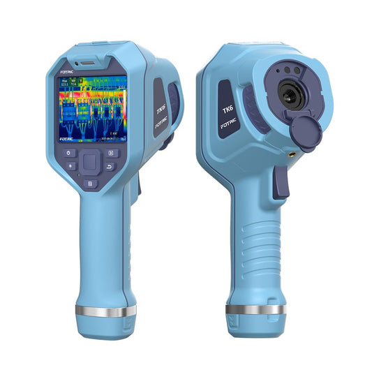 TK6 warmtebeeldcamera, 384 x 288 IR-resolutie, 25 ° * 19 ° FOV, handmatige focus warmtebeeldcamera met 5 MP visuele camera voor gebouw, elektrische inspecties, -4 ° F tot 122 ° F, 3,5 inch