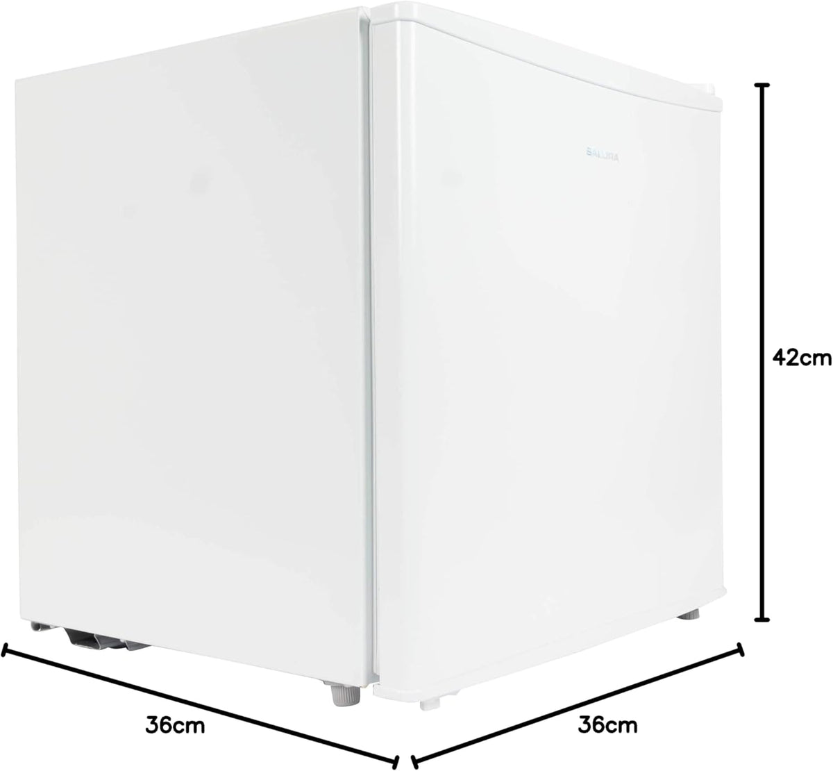 Salora Mini Koelkast 45L – Compact, Vrijstaand, Wit, Ideaal voor Kleine Ruimtes of Studentenkamer, Model CFB4300WH