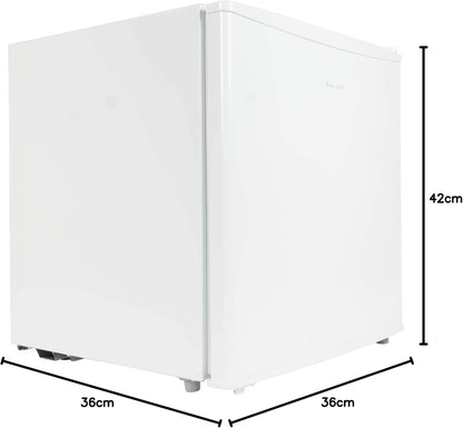 Salora Mini Koelkast 45L – Compact, Vrijstaand, Wit, Ideaal voor Kleine Ruimtes of Studentenkamer, Model CFB4300WH