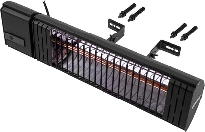 VONROC Heater Volsini PRO - Terrasverwarmer – 2000W – Sfeervol - Incl. instelbare warmteniveaus, timer, LCD-scherm en afstandsbediening