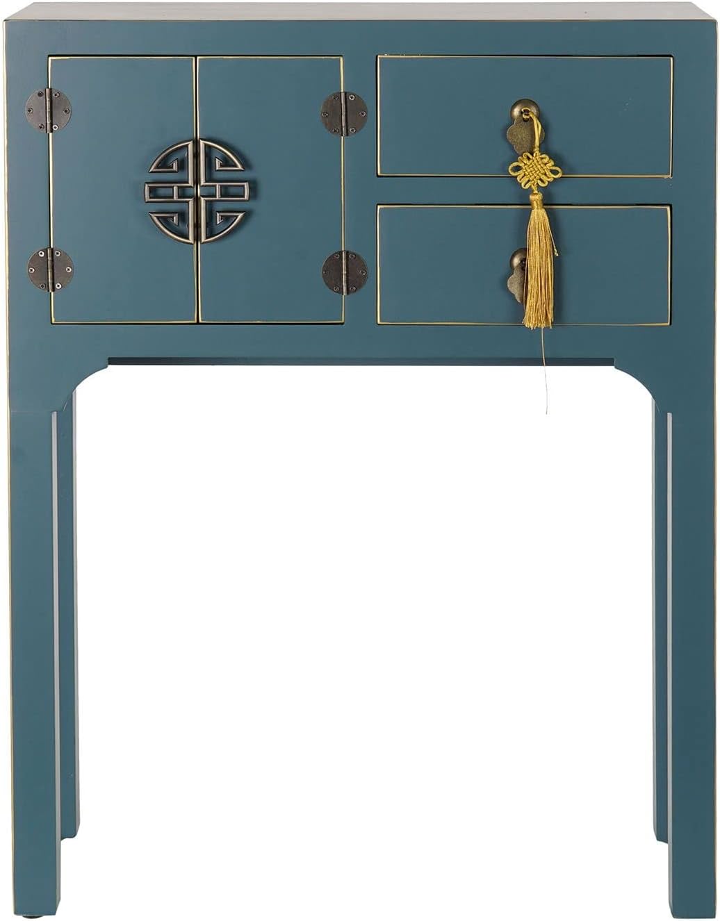 DRW Console sparren 63 x 26 x 83 Oosters blauw