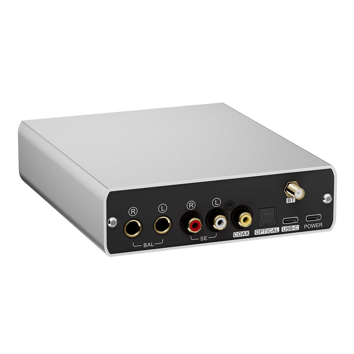Topping E50II DAC Compacte Hi-Res audio-desktop met AK4497S, DSD512, PEQ 10-bands en Bluetooth LDAC voor hoofdtelefoon en luidsprekers, zilver