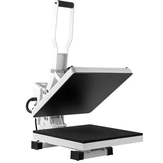 VEVOR Warmtepers, warmtepersmachine voor T-shirts, snel opwarmen, hogedruk-warmtepers 15 x 15, krachtige digitale industriële sublimatieprinter voor warmteoverdracht vinyl