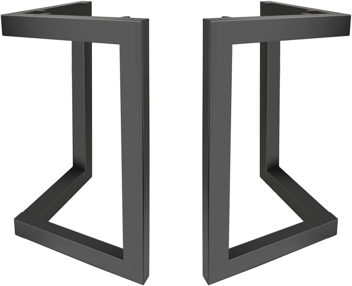 Stalen Tafelpoot Tafelpoot Industrieel 2 stuks DIY Frames Poten Voorzien van Complete Accessoires voor Meubilair voor Woonkamertafels, Werkblad Metalen