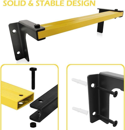ISOP Wandsporten | 10 Klimsporten | Antislipsporten voor brandtrap | Wandvaste ladder | Zware ladder voor huis | Roestvrij Roestvrij Brandveilig & Extra Stevig | Draaggewicht 213 kg