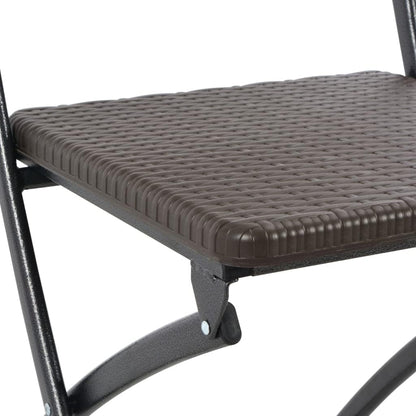 vidaXL Garden chairs 6 pcs collapsible solid eucalyptus wood