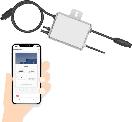enjoy solar Deye Microomvormer, DC 20V-60V naar AC 220V-230V, geïntegreerde WiFi-module, beschermingsklasse IP67, ideaal voor balkonkrachtcentrale en mini-PV-installatie (SUN300G3-EU-230) ..