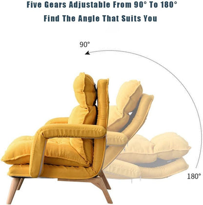 Fauteuil – Relaxfauteuil – Loungestoel – Leunstoel – Draaifauteuil – Verstelbaar in 3 standen – Inclusief grote voetenbank – Draagvermogen 150 kg