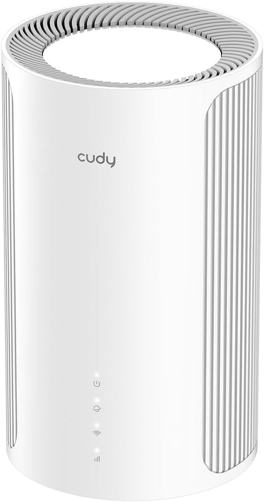 Cudy Tri-Band WiFi 7 BE11000 Hele Home Mesh-systeem, 6-Stream 10 Gbps, 4 × 2.5G-poorten, MU-MIMO, Multi-VPN, Cudy APP, Smart Interne Antennes, M11000 1-Pack