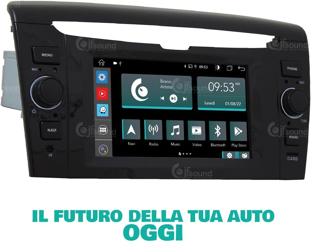 Autoradio Lancia Ypsilon – Navigatiesysteem – Multimedia Receiver – Android Radio – Auto Entertainment – 7-inch Touchscreen – Bluetooth WiFi Connectivity