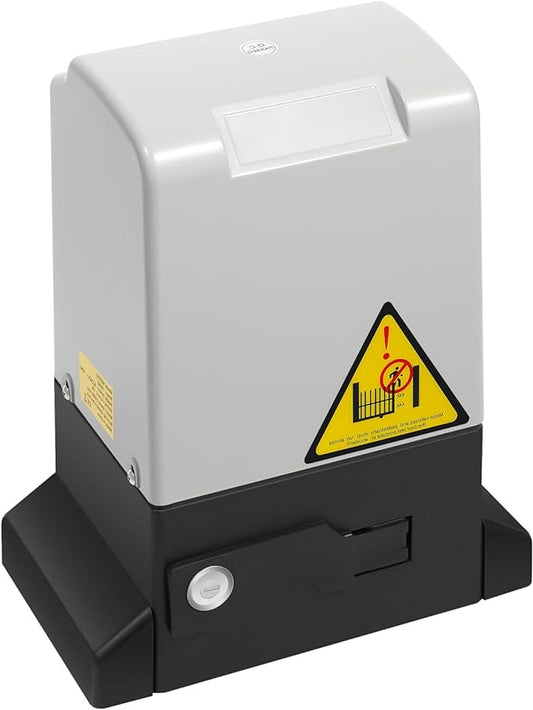 OUKANING Electric Sliding Door Actuator 550 W / 750 W for Sliding Doors up to 1200 kg / 1800 kg, Safety Sensor with Anti-Clamp Protection, IP44 Waterproof, Includes 2 Remote Controls (550 W, 1200 - QUORE