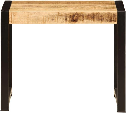 vidaXL Solid Mango Wood Table Set 3-Piece Table Set Side Table Table