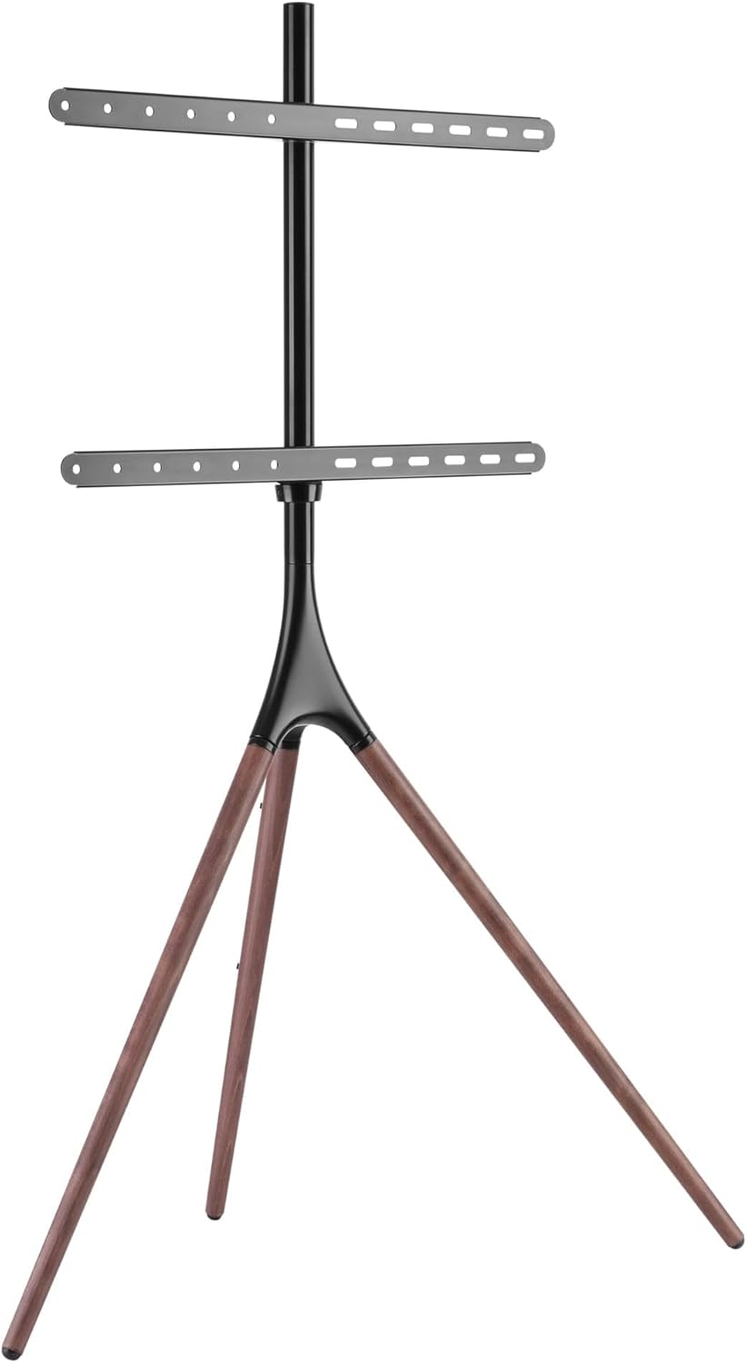 Techly 105209 Stand Tripod voor LCD/LED/Plasma-TV 45-65 inch notenhout donker