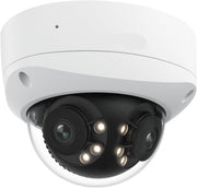 Beveiligingscamera - Wifi-beveiligingscamera - Baby Camerabewaking - Draadloos - voor Buiten - 16MP-  UHD - 180° Dual PoE-camera - Motion Track - Kleuren Nachtzicht - Spotlights - Slimme Detectie - Tweeweg Audio - IK10 Vandalismebestendig - IP67 - Wit