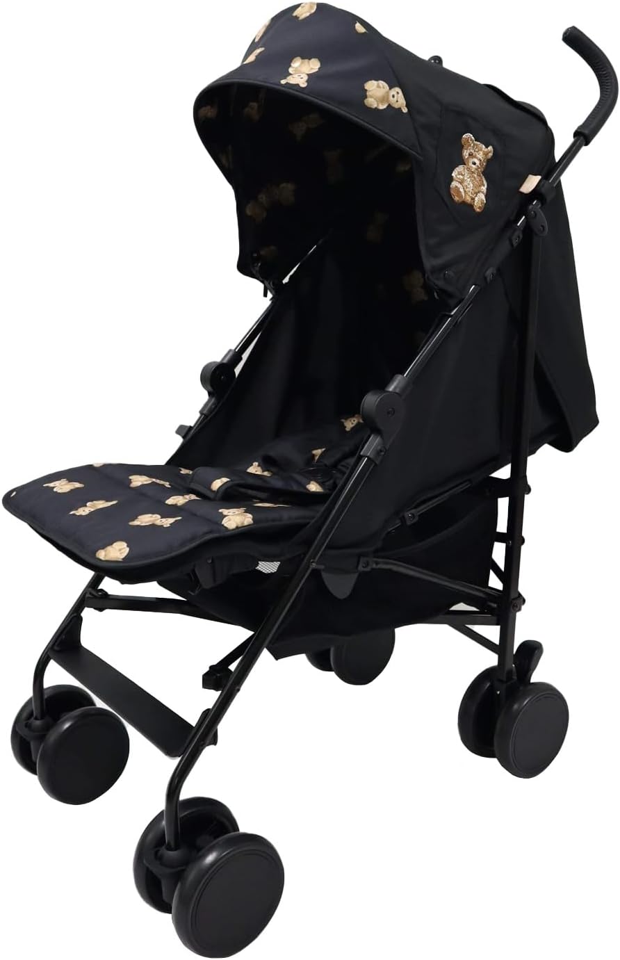 Roma Prams Kinderwagen Ster, Teddy Zwart