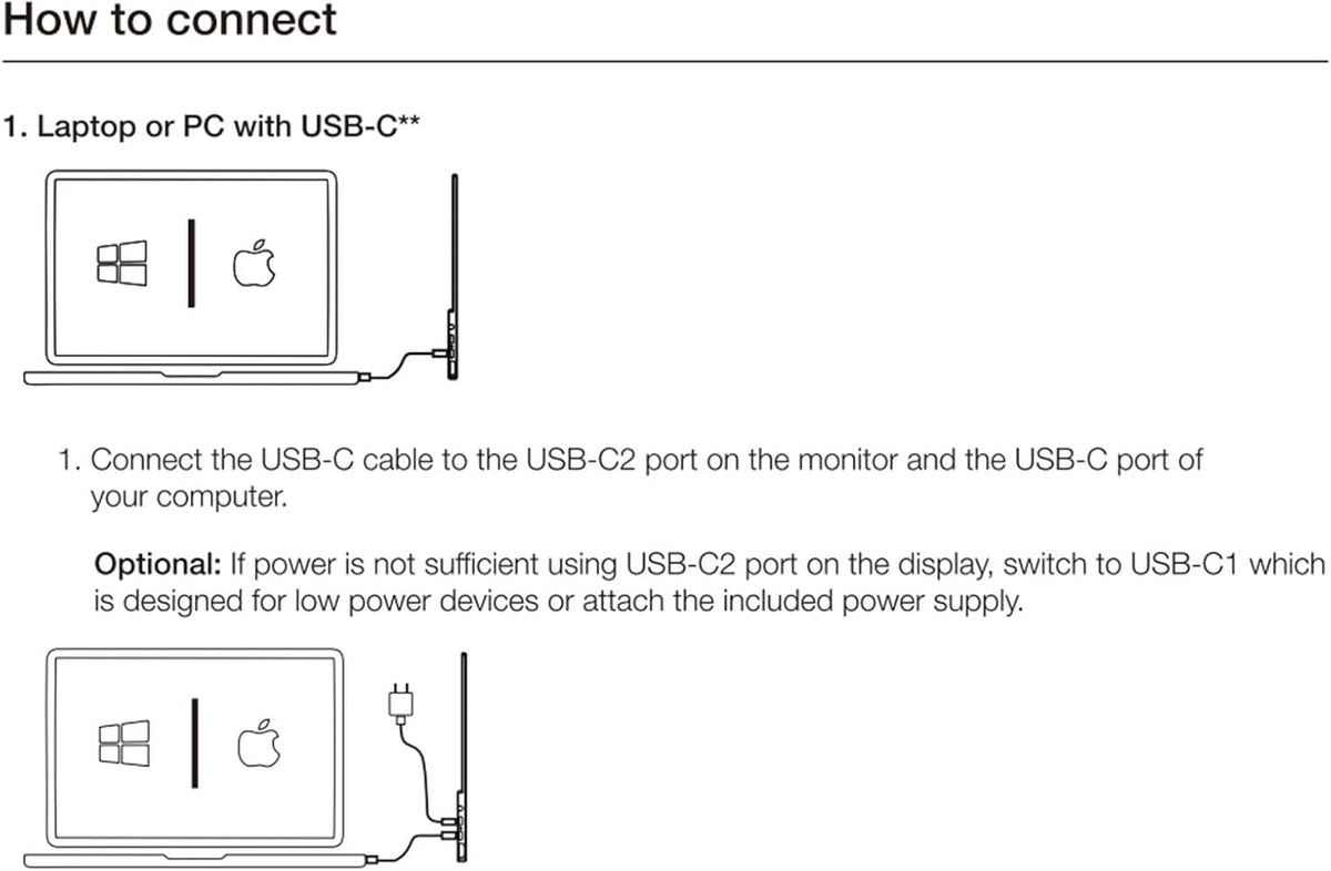 15T 15,6 inch FHD1080P draagbare monitor, IPS-Sreen touchscreen-display met 2 USB-C, HDMI, 10-punts touch, dubbele luidspreker, geavanceerde draagbare monitor voor laptop, pc, mobiele