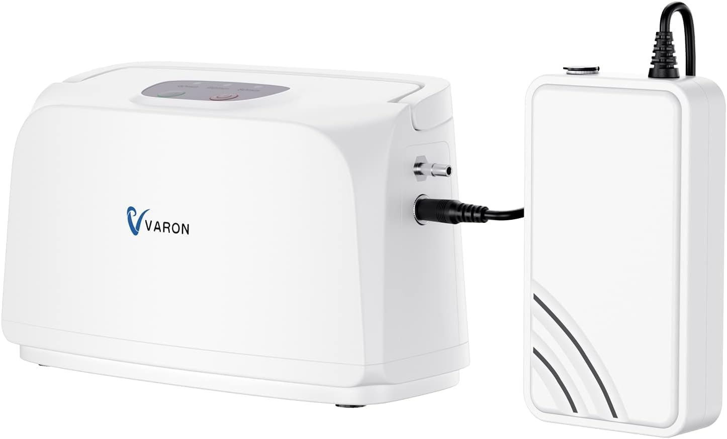 Zuurstofconcentrator - Oxygen Concentrator - Luchtreiniger - Pollen - Zuurstof - Zuurstof Generator - Zuurstofpomp - Draagbaar - 3L/min - Wit - QUORE