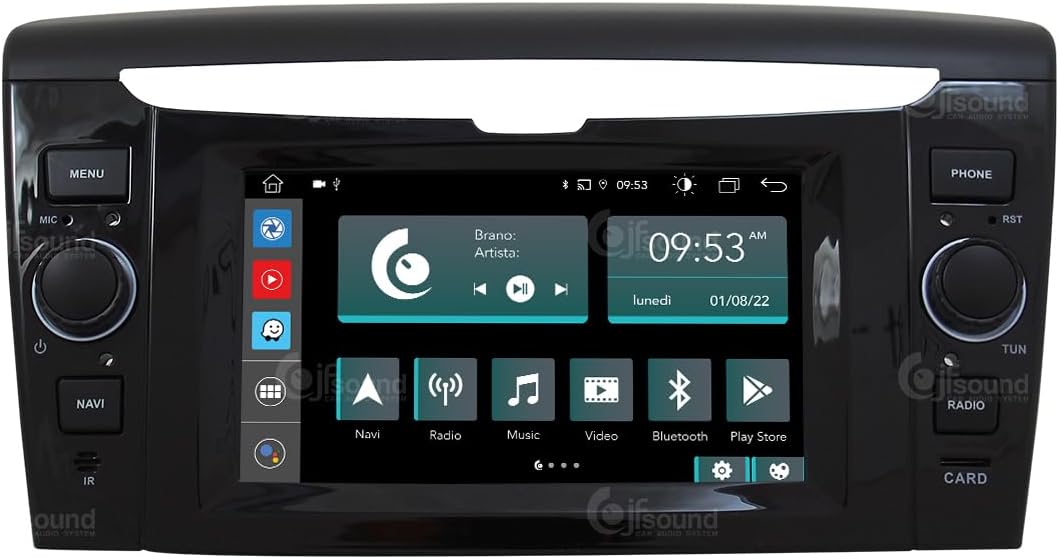 Autoradio Lancia Ypsilon – Navigatiesysteem – Multimedia Receiver – Android Radio – Auto Entertainment – 7-inch Touchscreen – Bluetooth WiFi Connectivity